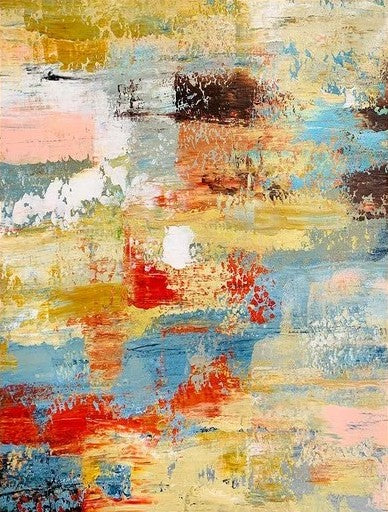 Contemporary Modern Art Paintings, Simple Modern Art, Living Room Wall Art Ideas, Palette Knife Paintings, Large Modern Art Ideas-ArtWorkCrafts.com