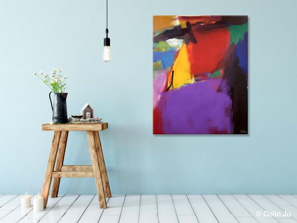 Abstract Painting on Canvas, Extra Large Abstract Painting for Living Room, Large Original Abstract Wall Art, Contemporary Acrylic Paintings-ArtWorkCrafts.com