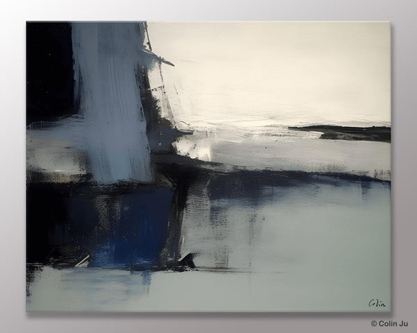 Abstract Painting for Bedroom, Large Original Abstract Art, Contemporary Acrylic Paintings, Abstract Painting on Canvas, Simple Wall Art-ArtWorkCrafts.com