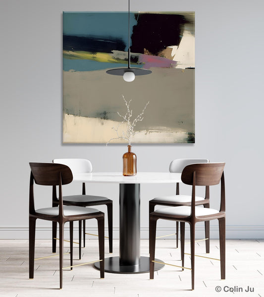 Abstract Wall Art for Bedroom, Original Modern Acrylic Artwork, Modern Canvas Art Paintings, Extra Large Abstract Paintings for Dining Room-ArtWorkCrafts.com