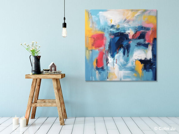 Abstract Paintings for Bedroom, Original Modern Paintings, Large Contemporary Canvas Art, Modern Acrylic Artwork, Buy Art Paintings Online-ArtWorkCrafts.com