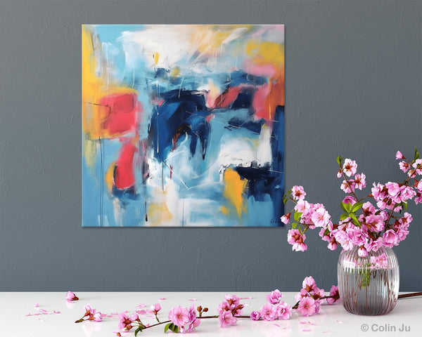 Abstract Paintings for Bedroom, Original Modern Paintings, Large Contemporary Canvas Art, Modern Acrylic Artwork, Buy Art Paintings Online-ArtWorkCrafts.com