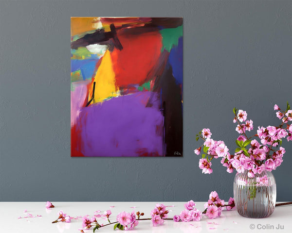 Abstract Painting on Canvas, Extra Large Abstract Painting for Living Room, Large Original Abstract Wall Art, Contemporary Acrylic Paintings-ArtWorkCrafts.com