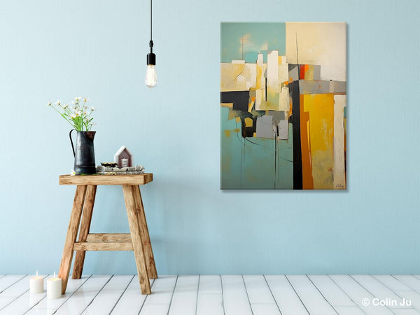 Abstract Paintings, Large Contemporary Wall Art, Extra Large Paintings for Living Room, Heavy Texture Canvas Art, Original Modern Painting-ArtWorkCrafts.com