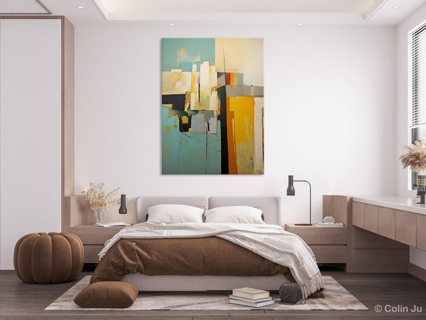 Abstract Paintings, Large Contemporary Wall Art, Extra Large Paintings for Living Room, Heavy Texture Canvas Art, Original Modern Painting-ArtWorkCrafts.com