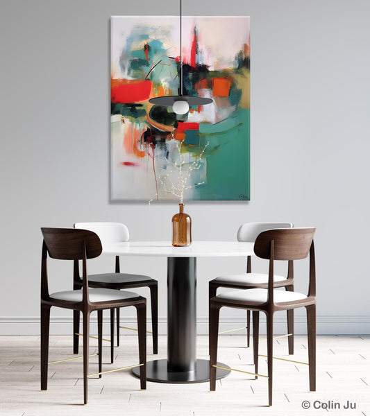 Abstract Wall Paintings, Extra Large Paintings for Dining Room, Hand Painted Canvas Art, Original Artowrk, Contemporary Wall Art Paintings-ArtWorkCrafts.com