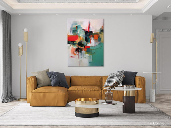 Abstract Wall Paintings, Extra Large Paintings for Dining Room, Hand Painted Canvas Art, Original Artowrk, Contemporary Wall Art Paintings-ArtWorkCrafts.com
