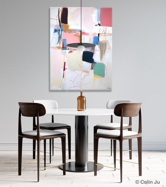 Abstract Painting on Canvas, Contemporary Acrylic Paintings, Extra Large Canvas Painting for Bedroom, Original Abstract Wall Art for Sale-ArtWorkCrafts.com