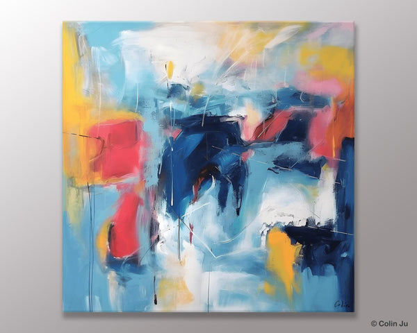 Abstract Paintings for Bedroom, Original Modern Paintings, Large Contemporary Canvas Art, Modern Acrylic Artwork, Buy Art Paintings Online-ArtWorkCrafts.com