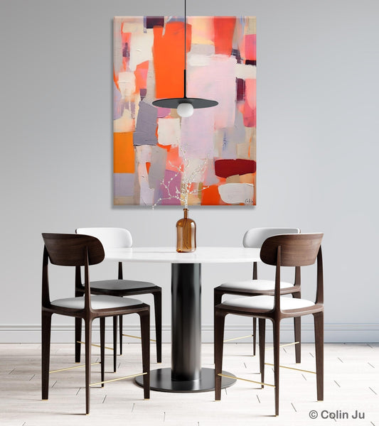 Abstract Wall Paintings, Heavy Texture Canvas Art, Large Contemporary Wall Art, Extra Large Paintings for Bedroom, Original Modern Painting-ArtWorkCrafts.com