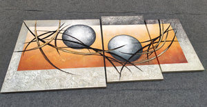 Paninting Samples of 3 Piece Painting, 3 Piece Wall Art, 3 Piece Canvas Painting, Abstract Artwork