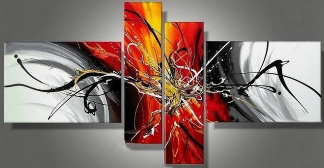 Large Acrylic Canvas Paintings