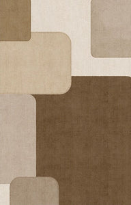 Modern Rugs for Living Room, Geometric Contemporary Rugs for Dining Room, Abstract Contemporary Modern Rugs-ArtWorkCrafts.com