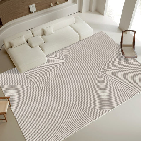Modern Rugs for Dining Room, Abstract Geometric Modern Rugs, Large Modern Rugs for Living Room, Simple Modern Rugs for Bedroom, Contemporary Rugs for Office-ArtWorkCrafts.com