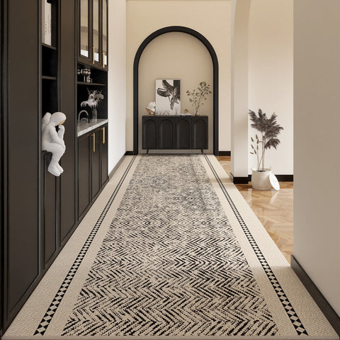 Entrance Hallway Runners, Washable Entryway Runner Rug Ideas, Extra Long Narrow Runner Rugs, Easy Care Contemporary Modern Long Hallway Runners