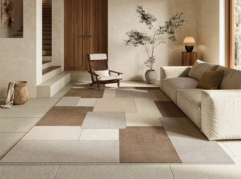 Large Contemporary Rugs for Dining Room, Bedroom Geometric Modern Area Rugs, Abstract Modern Rugs for Living Room