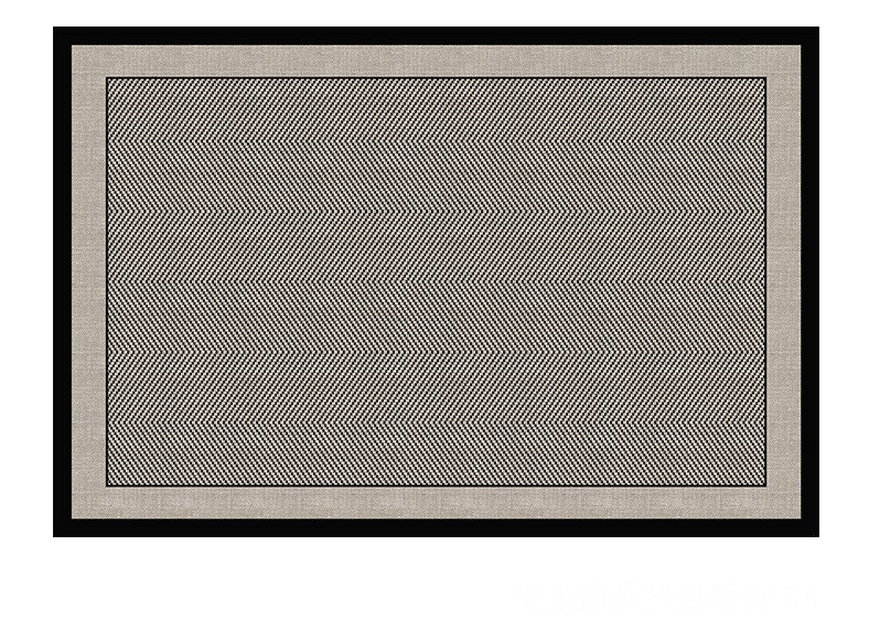 Mid Century Black Rugs for Living Room, Elegant Modern Area Rugs under Sofa, Dining Room Floor Rugs, Abstract Contemporary Rugs for Bedroom, Modern Carpets for Office-ArtWorkCrafts.com