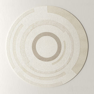 Contemporary Modern Rug Ideas for Living Room, Circular Modern Rugs for Bedroom, Abstract Contemporary Round Rugs for Dining Room-ArtWorkCrafts.com