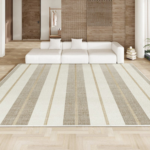 Abstract Contemporary Rugs for Bedroom, Large Modern Rugs in Living Room, Dining Room Floor Rugs, Modern Rugs for Office, Modern Rugs under Sofa-ArtWorkCrafts.com