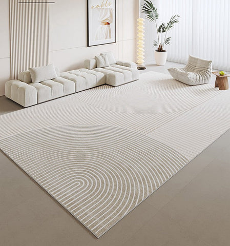 Abstract Area Rugs for Living Room, Modern Rug Ideas for Living Room, Bedroom Floor Rugs, Contemporary Area Rugs for Dining Room-ArtWorkCrafts.com