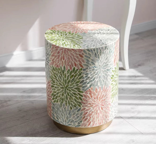 Unique Small End Table, Contemporary Small Sofa Side Table, Portable Casual Side Table, Creative Coffee Table, Shell Small Side Table-ArtWorkCrafts.com