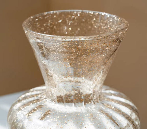 Contemporary Glass Vases, Mid Century Vases for Flowers, Handmade Modern Vases for Living Room, Unique Decorative Glass Vase, Centerpiece Vases on Table-ArtWorkCrafts.com