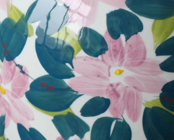 Centerpiece Ceramic Bouquet Vases, Contemporary Vases on Dining Table, Unique Handmade Modern Flower Vase, Large Porcelain Vases for Modern Home Decor-ArtWorkCrafts.com