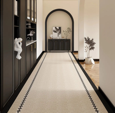Extra Long Hallway Runners, Stain-resistant Non Slip Long Narrow Runner Rugs, Modern Entryway Runner Rug Ideas, Geometric Modern Long Hallway Runners, Contepmorary Runner Rugs