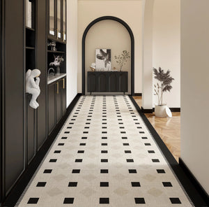 Extra Long Narrow Runner Rugs, Long Hallway Runners, Geometric Modern Long Hallway Runners, 20 Feet Non Slip Entryway Runner Rug Ideas-ArtWorkCrafts.com