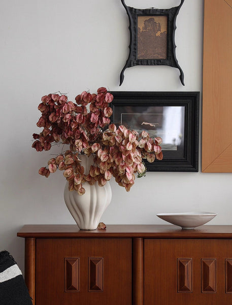 Unique Handmade Modern Flower Vase, Large Porcelain Vases for Modern Home Decor, Centerpiece Ceramic Bouquet Vases, Contemporary Vases on Dining Table-ArtWorkCrafts.com