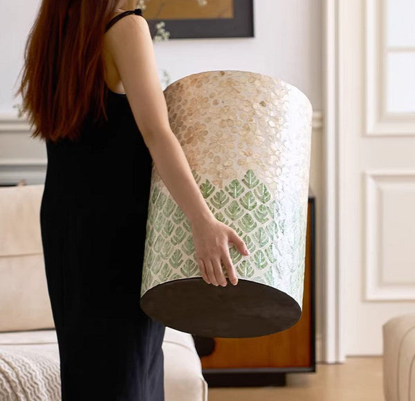 Small End Table, Portable Casual Side Table, Shell Small Sofa Side Table, Modern Side Table, Contemporary Bedside Table, Bedside Small Side Table, Creative Coffee Table, Contemporary Side Table-ArtWorkCrafts.com