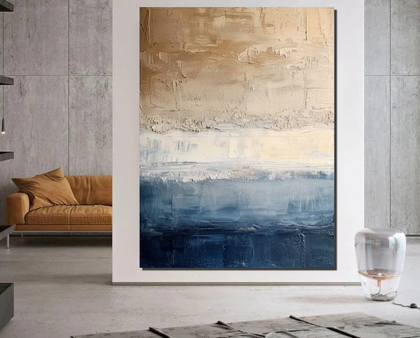 Huge Canvas Painting, Simple Painting Ideas, Living Room Wall Art Paintings, Modern Canvas Painting for Bedroom, Extra Large Paintings on Canvas-ArtWorkCrafts.com