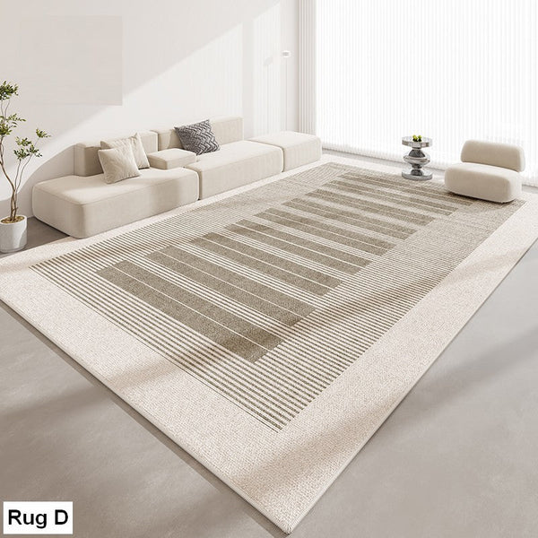 Extra Large Modern Rugs for Bedroom, Abstract Contemporary Modern Rugs for Living Room, Geometric Modern Rug Placement Ideas for Dining Room-ArtWorkCrafts.com