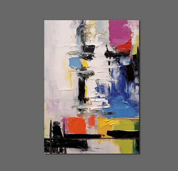 Wall Art Paintings, Simple Modern Art, Buy Paintings Online, Simple Abstract Painting, Large Paintings for Bedroom-ArtWorkCrafts.com