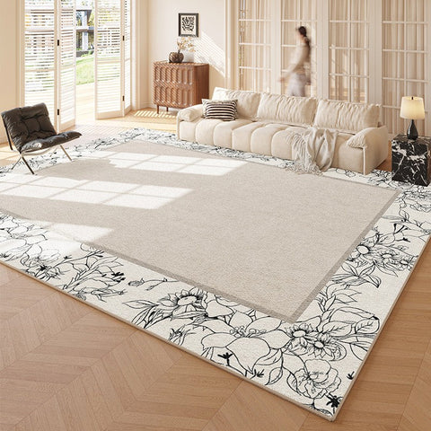 Large Modern Rugs for Bedroom, Abstract Contemporary Modern Rugs for Living Room, French Style Modern Rug Placement Ideas for Dining Room