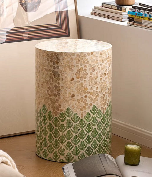 Small End Table, Portable Casual Side Table, Shell Small Sofa Side Table, Modern Side Table, Contemporary Bedside Table, Bedside Small Side Table, Creative Coffee Table, Contemporary Side Table-ArtWorkCrafts.com
