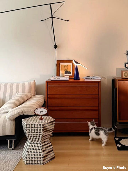 Contemporary Bedside Table, Small End Table, Modern Side Table, Bedside Small Side Table, Shell Small Sofa Side Table, Portable Casual Side Table, Creative Coffee Table, Contemporary Side Table-ArtWorkCrafts.com