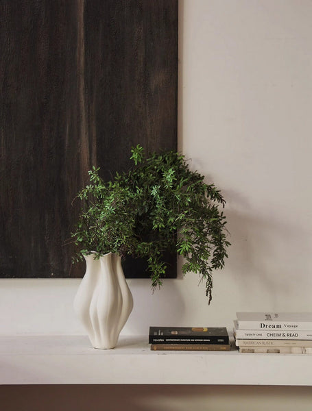 Unique Handmade Modern Flower Vase, Large Porcelain Vases for Modern Home Decor, Centerpiece Ceramic Bouquet Vases, Contemporary Vases on Dining Table-ArtWorkCrafts.com