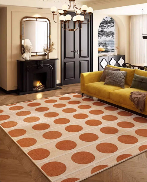 Geometric Contemporary Rugs for Dining Room, Bedroom Floor Rugs, Mid Century Modern Rug for Living Room, Modern Rugs for Living Room