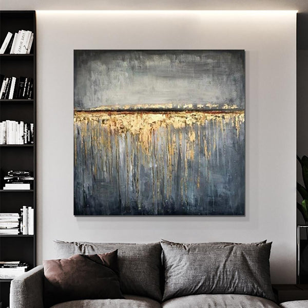Extra Large Abstract Paintings on Canvas, Bedroom Wall Art Ideas, Simple Painting Ideas for Bedroom, Hand Painted Abstract Painting-ArtWorkCrafts.com