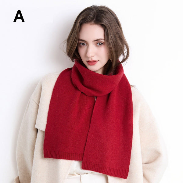 Modern Wool Scarf for Women, Small Soft Scarf for Women, Casual Scarf for Women, Cold Weather Scarves