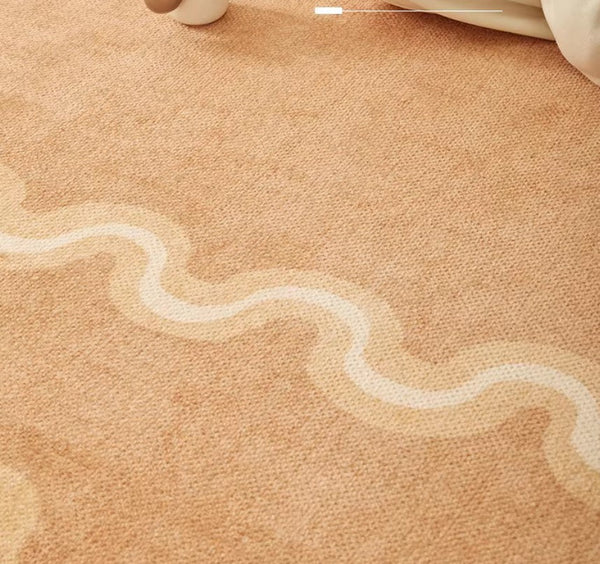 Large Modern Rugs for Living Room, Bedroom Modern Rugs, Dining Room Geometric Modern Rugs, Cream Color Contemporary Modern Rugs-ArtWorkCrafts.com