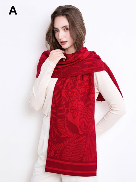 Modern Wool Scarf for Women, Casual Scarf for Women, Cold Weather Scarves, Soft Wool Scarf for Women
