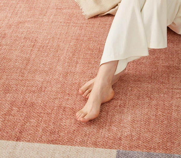 Bedroom Modern Rugs, Dining Room Geometric Modern Rugs, Mid Century Modern Rugs for Living Room, Contemporary Modern Rugs under Coffee Table-ArtWorkCrafts.com