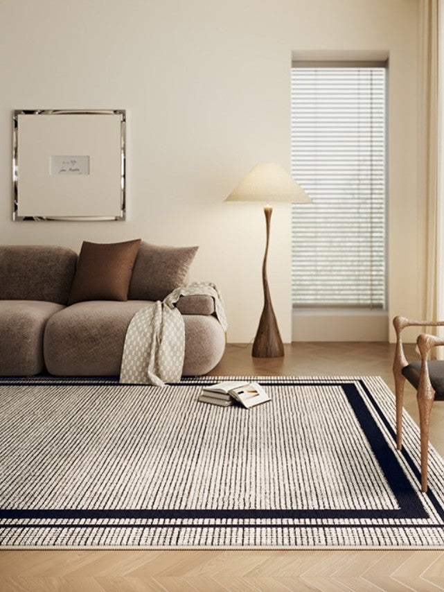 Geometric Modern Rugs for Sale, Contemporary Modern Rugs for Bedroom, Modern Rug Placement Ideas for Living Room, Abstract Rugs for Dining Room-ArtWorkCrafts.com