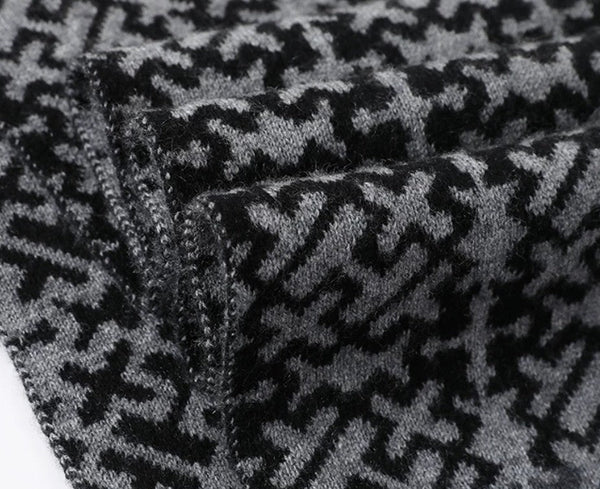 Modern Business Wool Scarf for Gentleman, Soft Casual Scarf Men, Men's Winter Wool Scarf, Formal Men Scarf Styles, Men's Winter Scarves, Thick Wool Scarf for Men