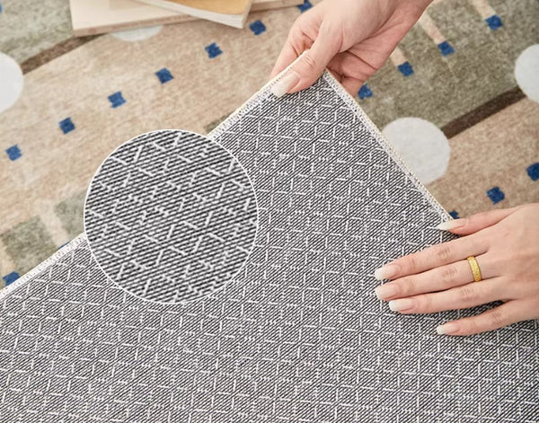 Contemporary Area Rugs for Dining Room, Large Modern Rugs for Living Room, Mid Century Modern Rugs for Bedroom-ArtWorkCrafts.com