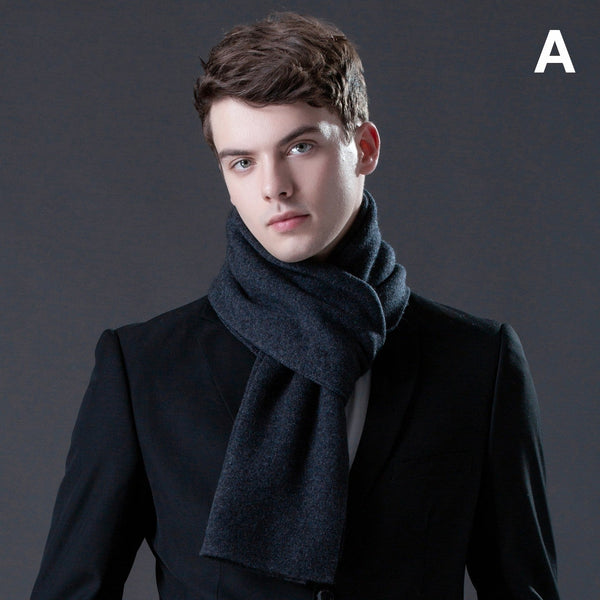 Formal Men Scarf Styles, Business Wool Scarf for Gentleman, Modern Casual Scarf Men, Men's Wool Scarf Winter, Men's Winter Scarf, Thick Wool Scarf for Men