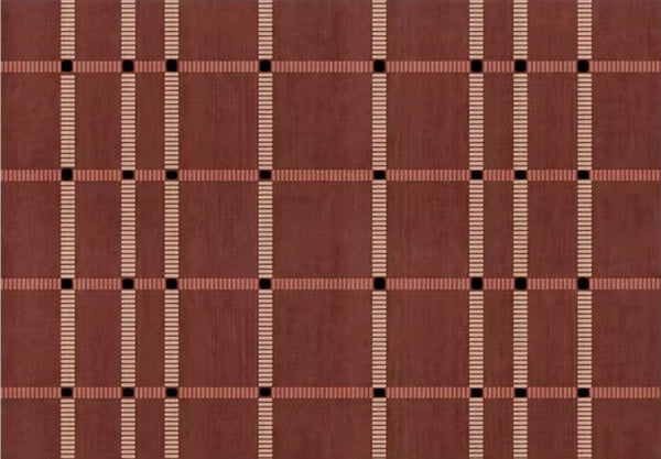 Contemporary Modern Carpets Next to Bed, Abstract Red Rugs for Living Room, Mid Century Area Rugs, Red Modern Rugs under Dining Room Table-ArtWorkCrafts.com