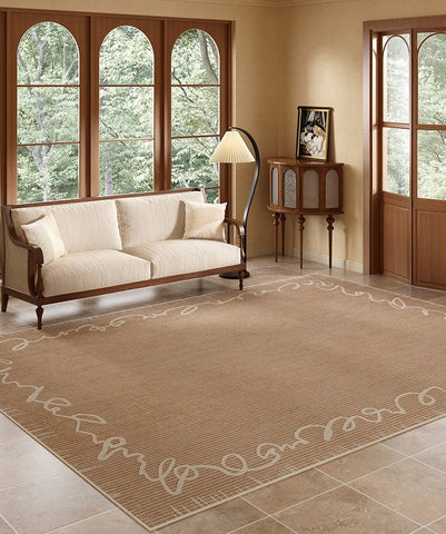 Large Rectangular Modern Rugs under Sofa, Bedroom Contemporary Soft Rugs, Mid Century Modern Rugs in Living Room, Dining Room Floor Carpets